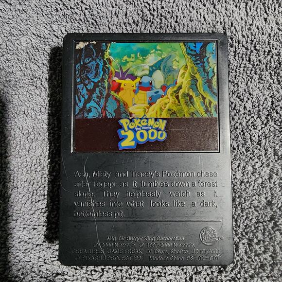 2000 Burger King Pokemon Power Cards Snorlax, 2 Cards - Picture 3 of 6